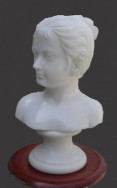 Bustos de escultura de mármol-0417